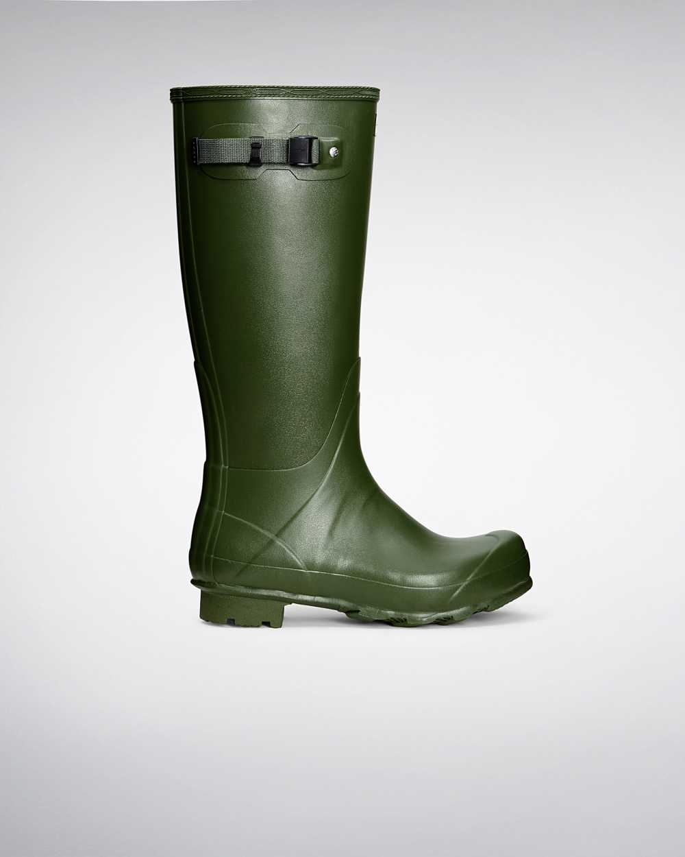 Botas De Lluvia Hombre - Hunter Norris Field Verde - LYKVJC-735 - Verde